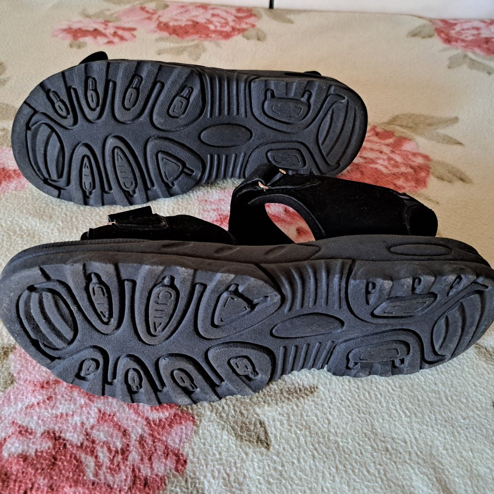 leichte Trekkingsandalen Herren schwarz Gr. 45 * kaum getragen