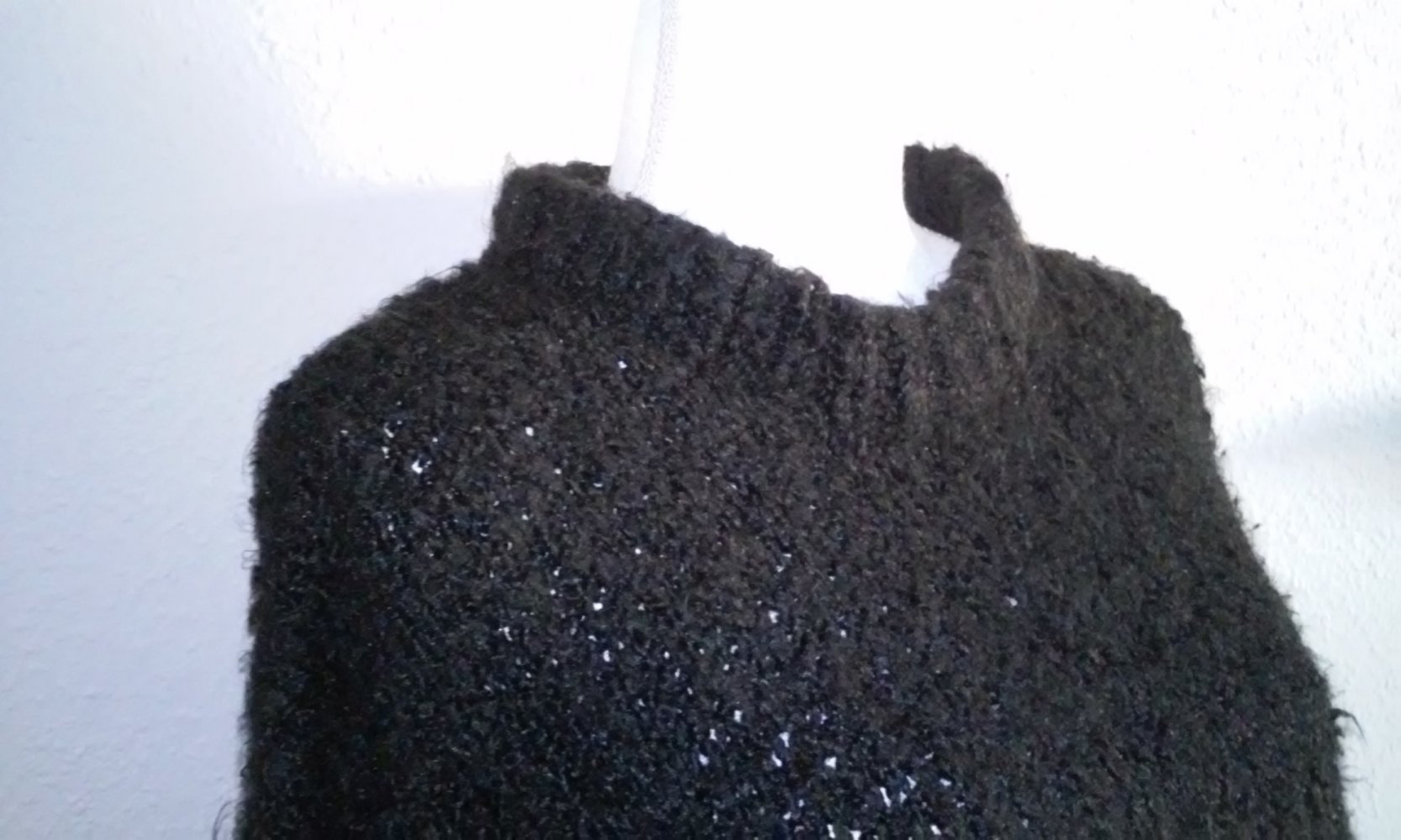 Strickpullover Strickkleid Wollkleid Kuschelpulli Handarbeit