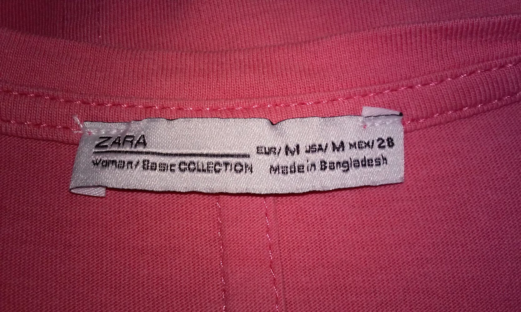 Zara Shirt Top in Korall