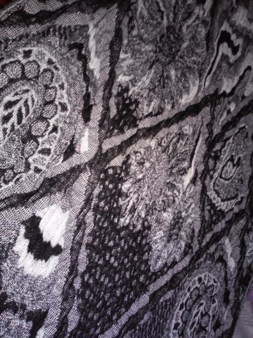 Schultertuch Schal Scarf Stola - Fransen 