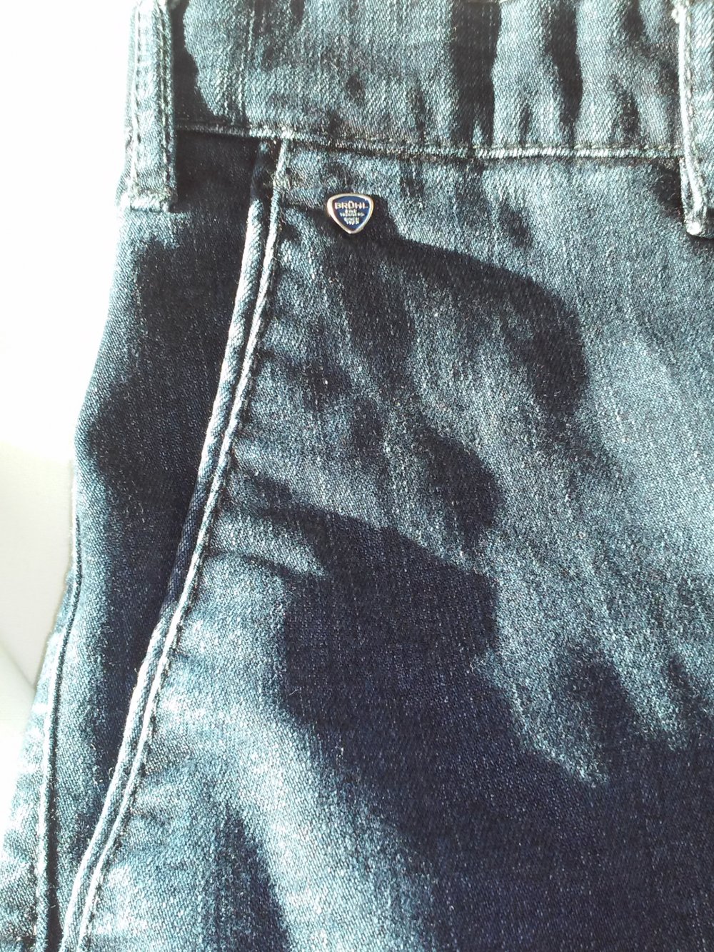 Neu! Markenhose Brühl: Hose Jeans Gr.27 Dark blue