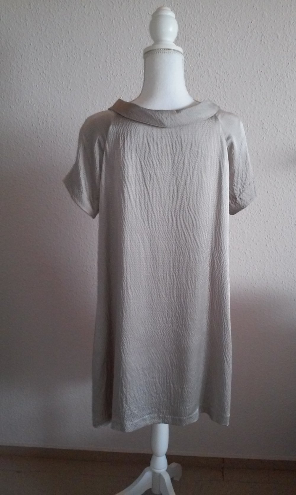 Paul & Joe Sister Swing- Cocktail- Party- Kleid Blusenkleid Casual Kleid mit Pocket in Taupe