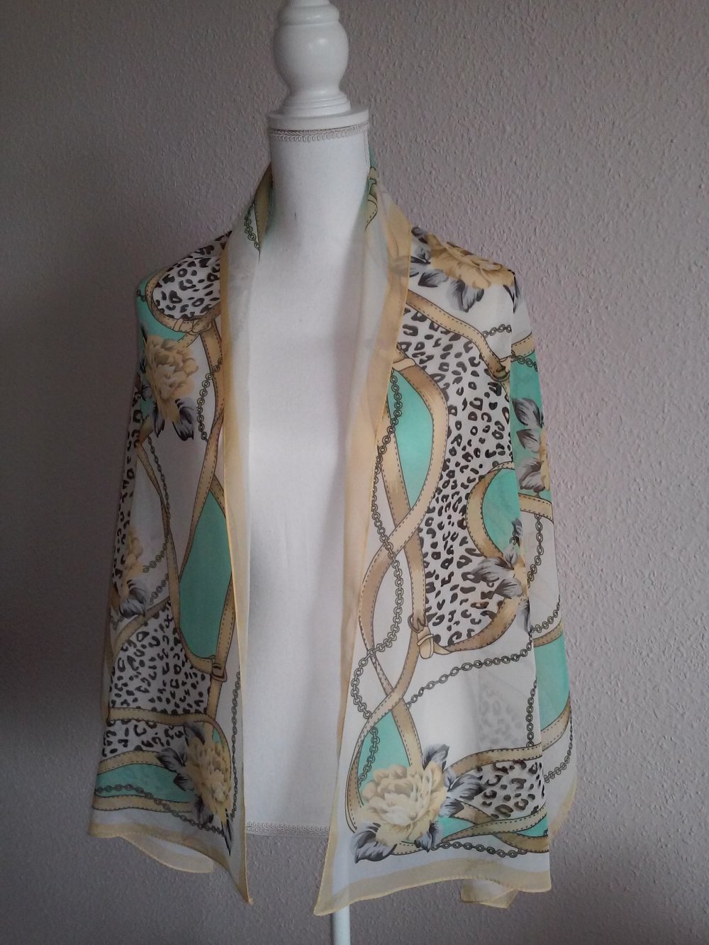 Schal Tuch Schaltuch Halstuch Farbakzent