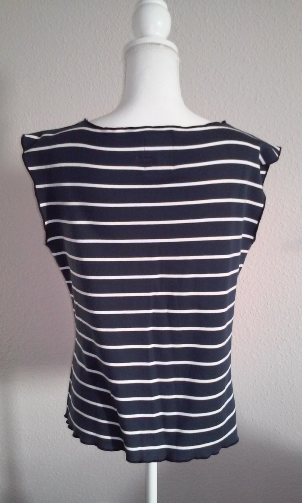 Shirt Top Marine Look -freshwater sylt- Marineblau (XXL)