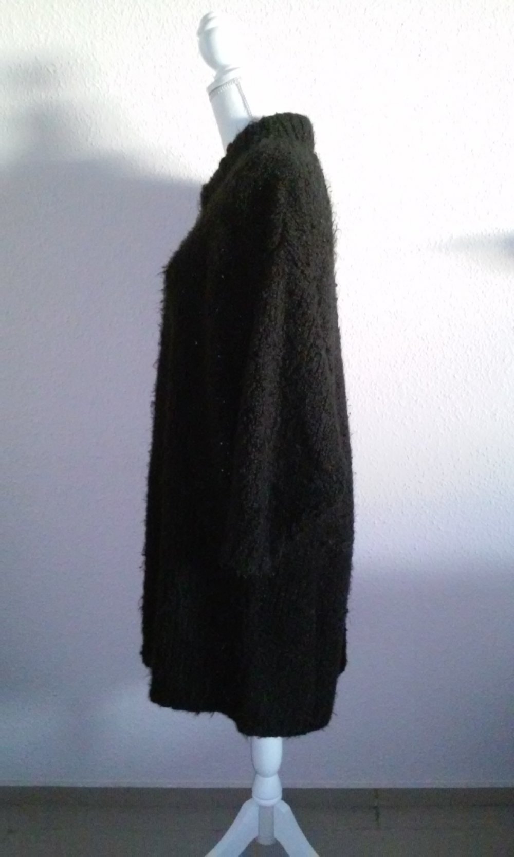 Strickpullover Strickkleid Wollkleid Kuschelpulli Handarbeit