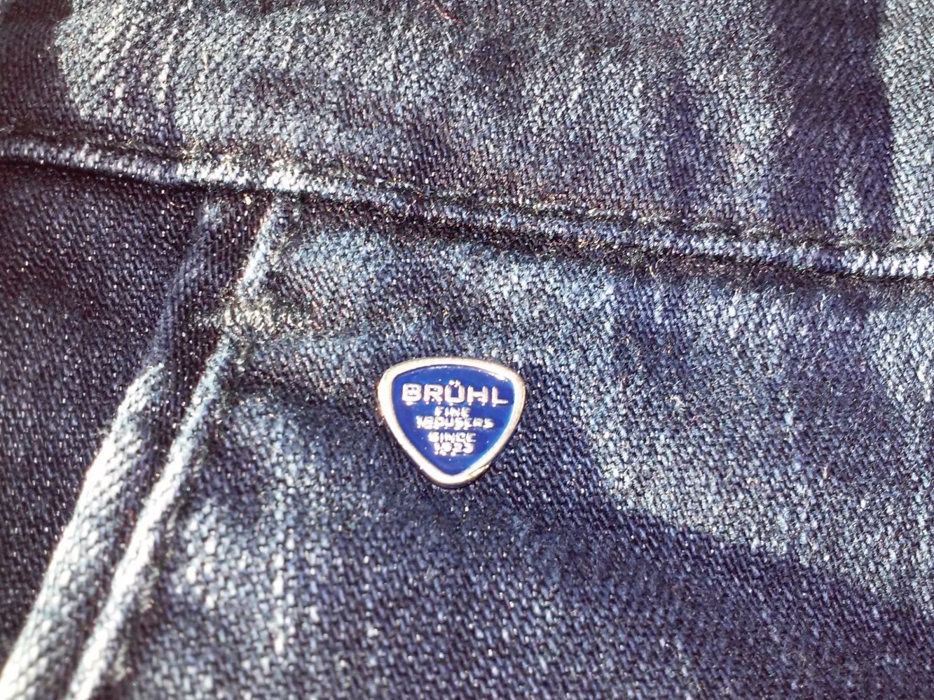Neu! Markenhose Brühl: Hose Jeans Gr.27 Dark blue