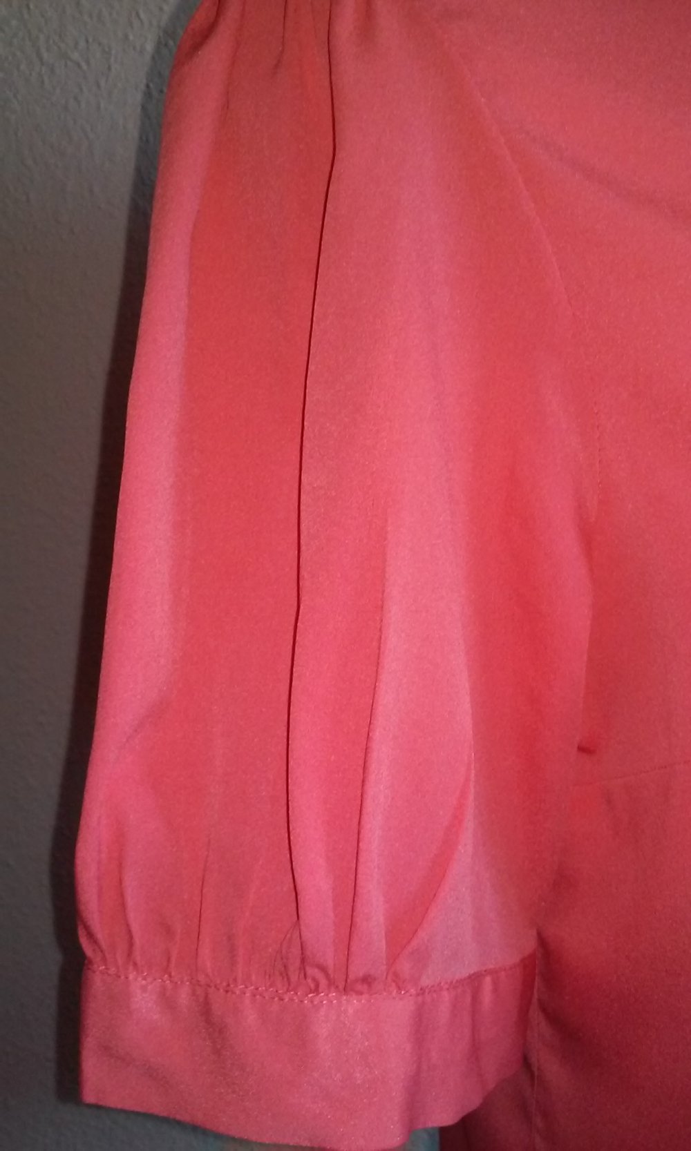 Bluse Reverskragen/Schleife elegant/sportlich Business korallfarben