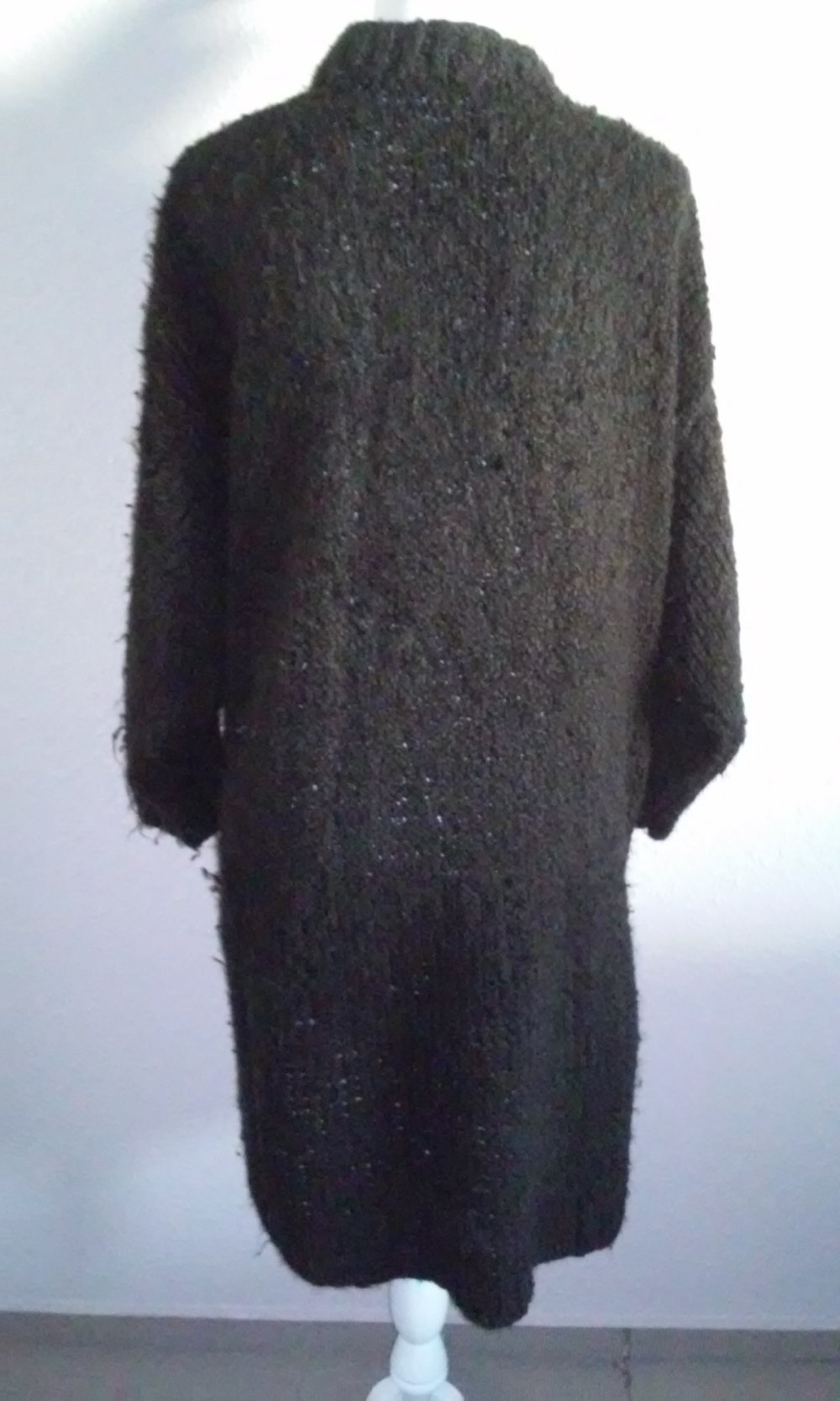 Strickpullover Strickkleid Wollkleid Kuschelpulli Handarbeit