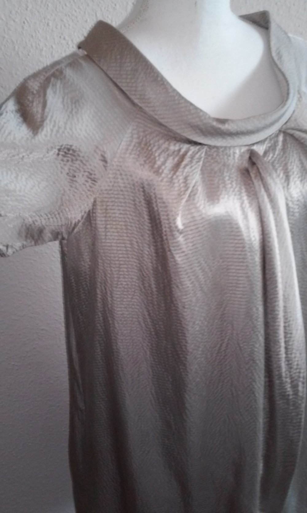 Paul & Joe Sister Swing- Cocktail- Party- Kleid Blusenkleid Casual Kleid mit Pocket in Taupe