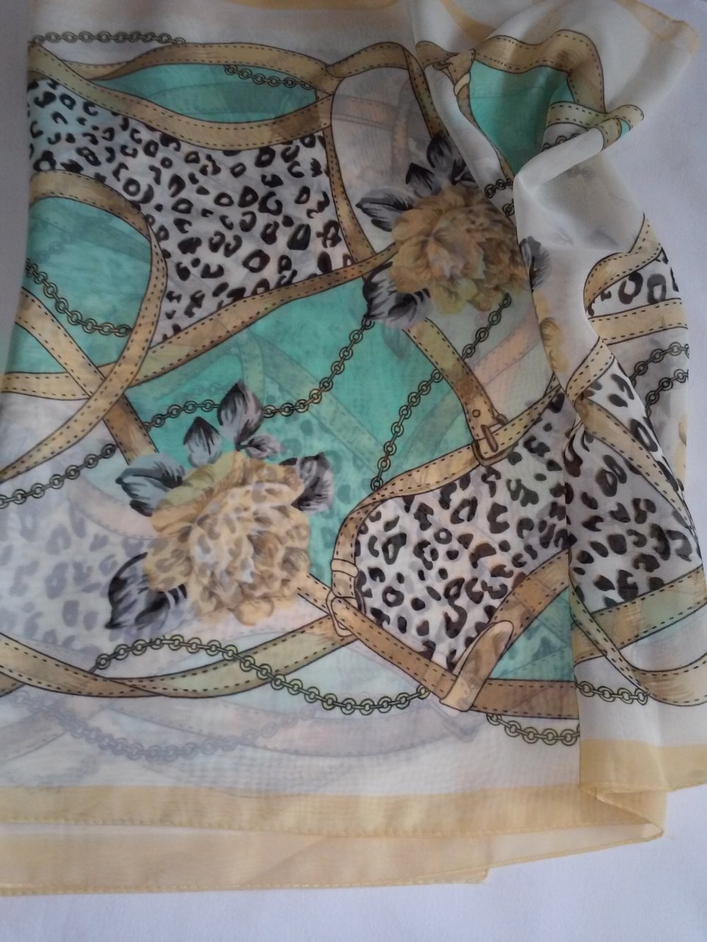 Schal Tuch Schaltuch Halstuch Farbakzent