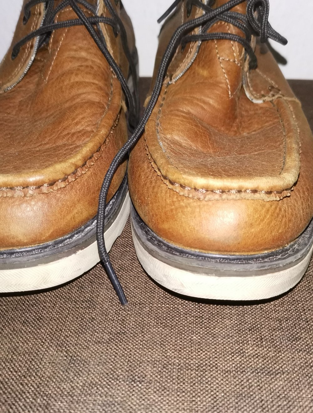 Toms Leder Schnür Boots