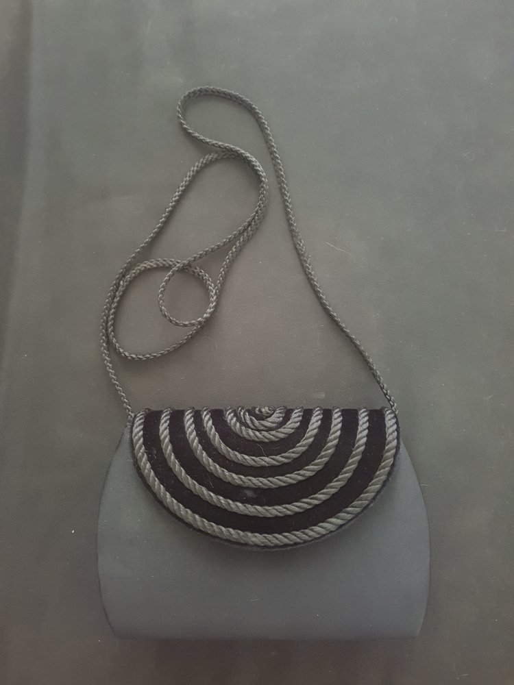 Schicke Schwarze Abendkleidtasche / elegante kleine Tasche / Handtasche