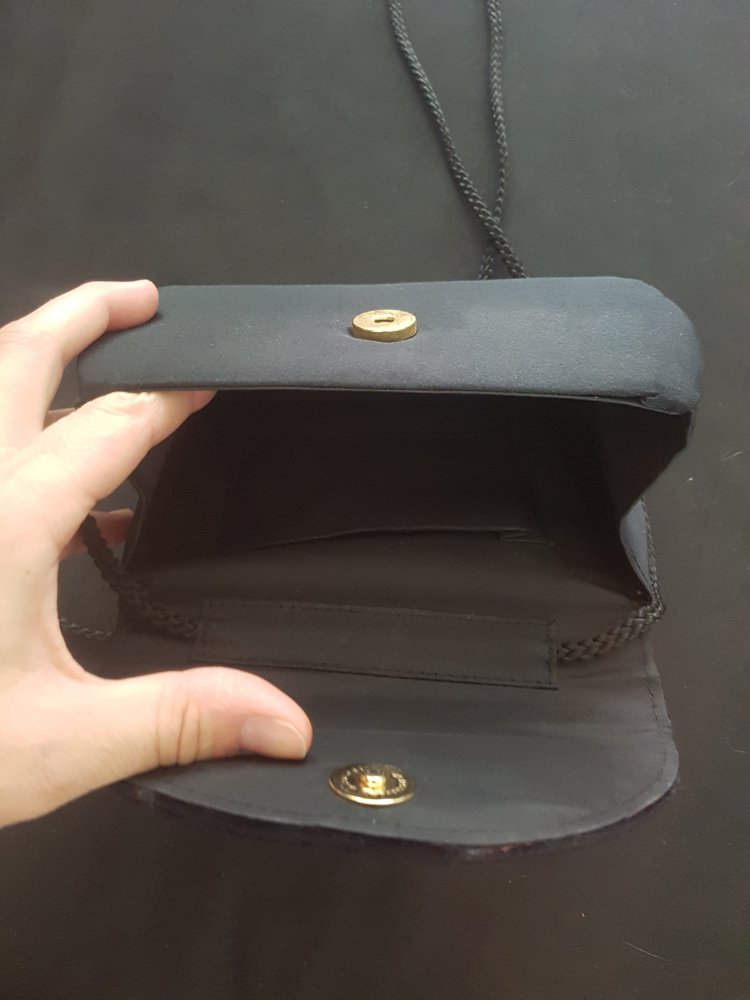 Schicke Schwarze Abendkleidtasche / elegante kleine Tasche / Handtasche