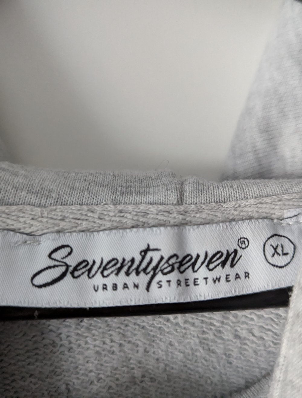 kapuzenpullover grau Damen seventyseven XL