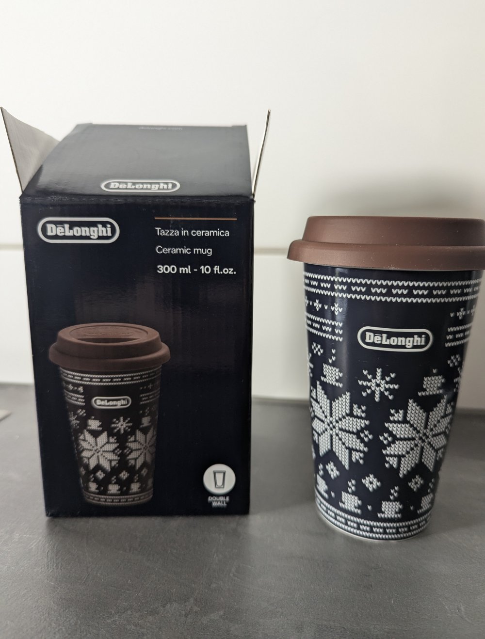 Keramikbecher Kaffee DeLonghi OVP