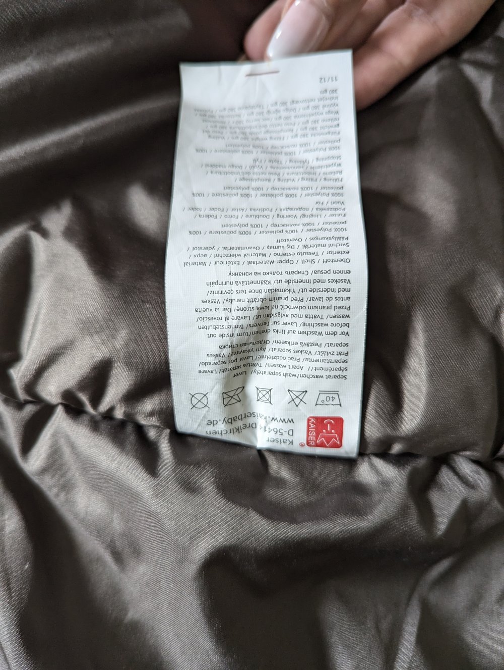 Kinderwagen Fußsack von KAISER Winter Baby (2x verfügbar) VB