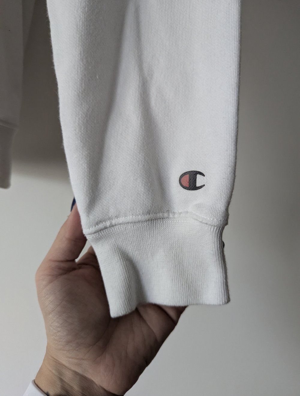 kapuzenpullover weiß Champion Damen XS