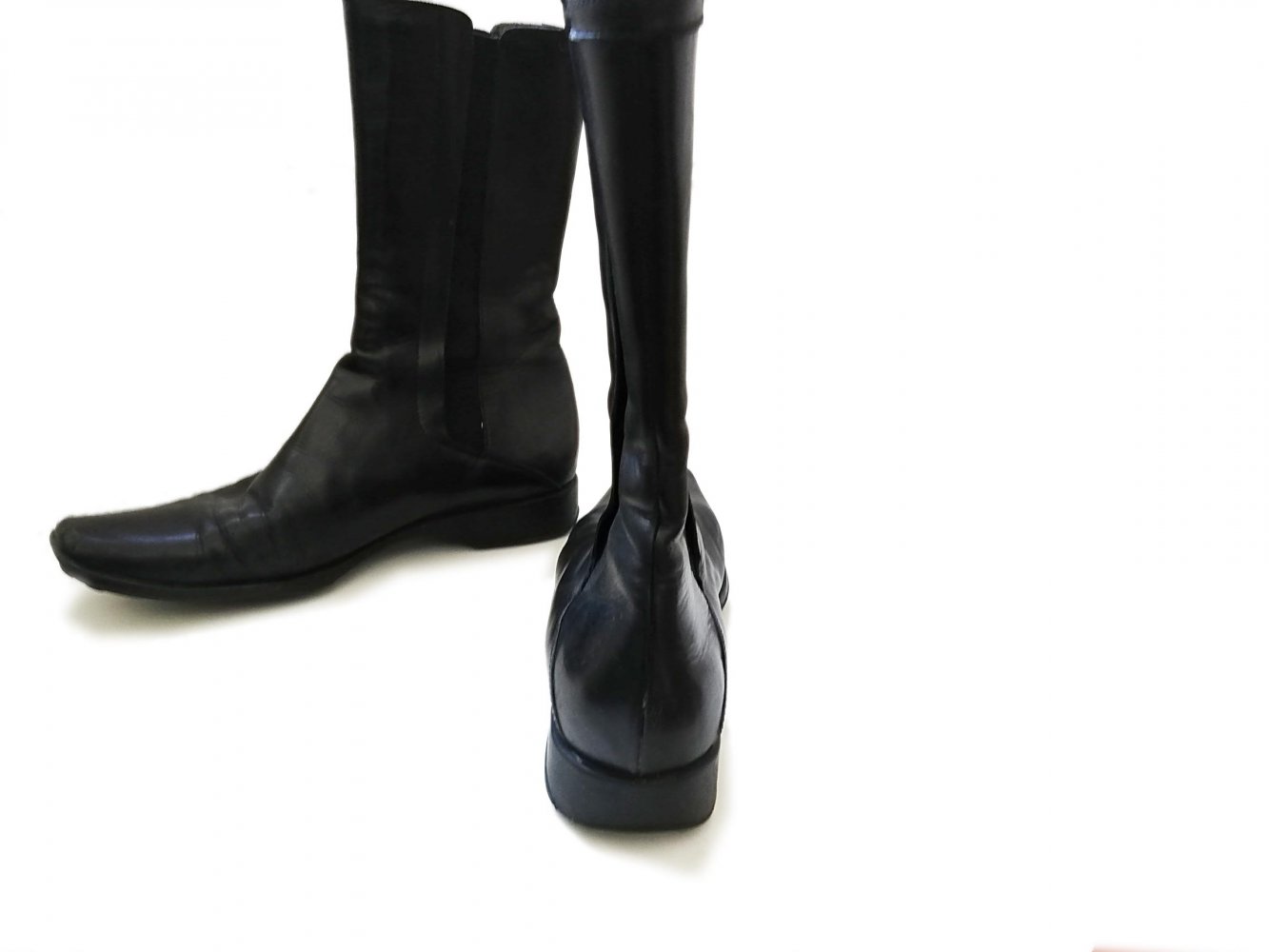 Jill Sander Boots Echtleder Gr. 35 1/2