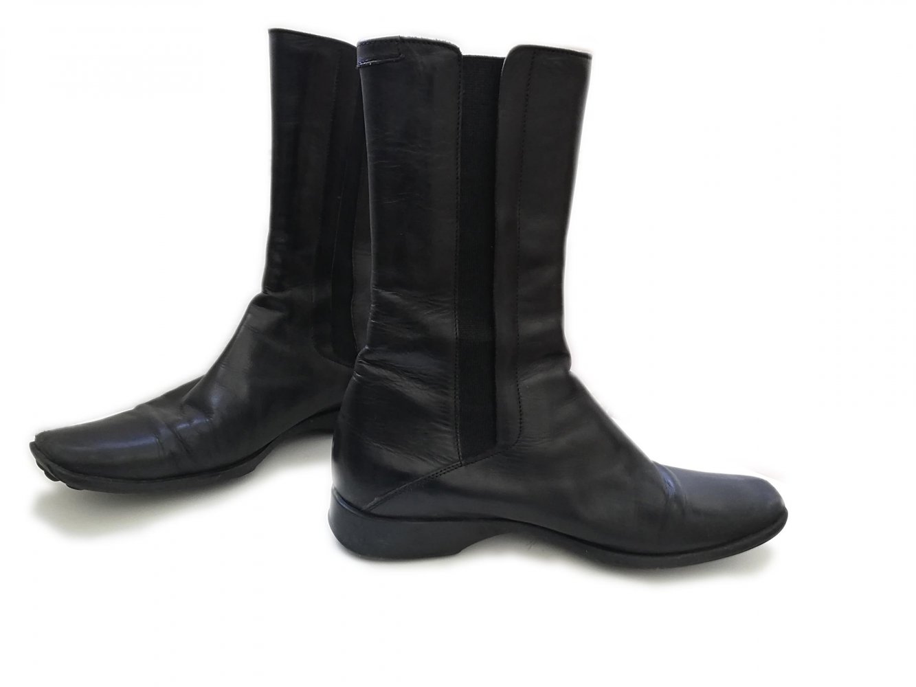 Jill Sander Boots Echtleder Gr. 35 1/2