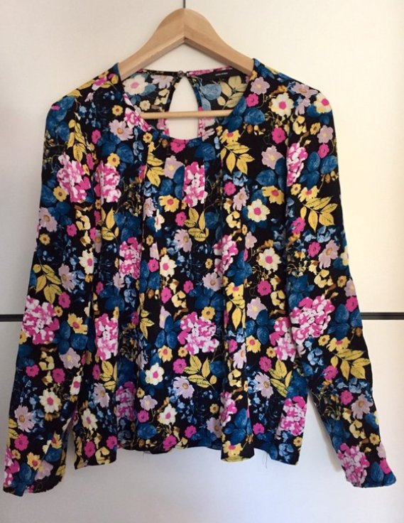 Bluse mit Blümchen
