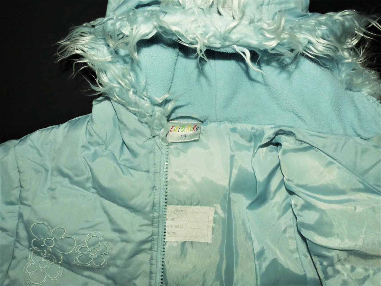 Mädchen Jacke Kiki & Koko Gr. 98 dicke Steppjacke Winterjacke Daunenjacke