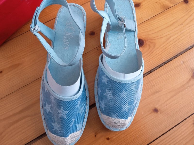 s.Oliver /DamenJeans Espadrilles, gr.41 Neu