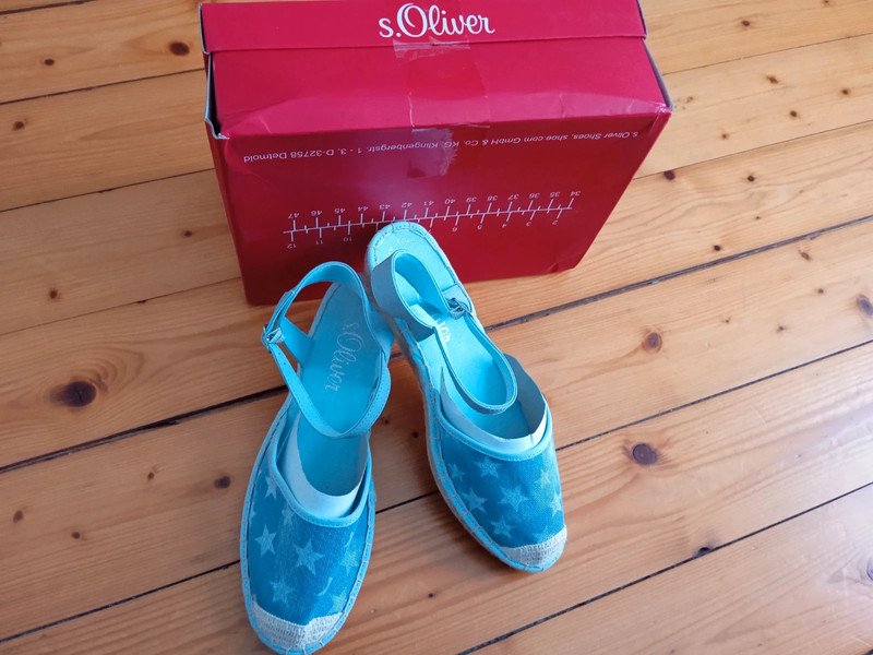 s.Oliver /DamenJeans Espadrilles, gr.41 Neu