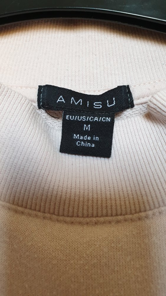 Rosa Sweatshirt Gr. M, Amisu