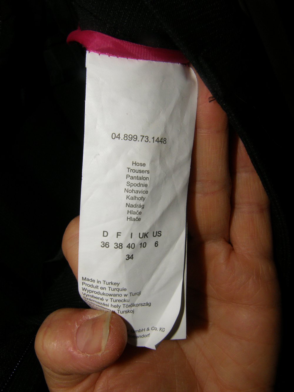 Businesshose, Tuchhose, Anzughose, Gr 36, von SOliver