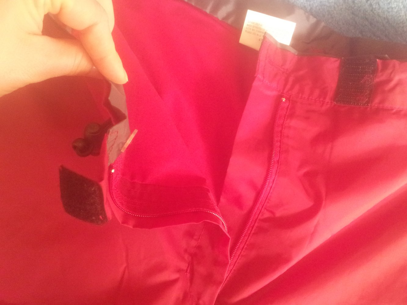 Hose rot Gr. 46 glatter Stoff NEU