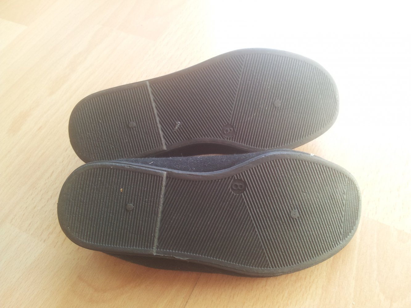  Ballerinas schwarz Gr. 25/26