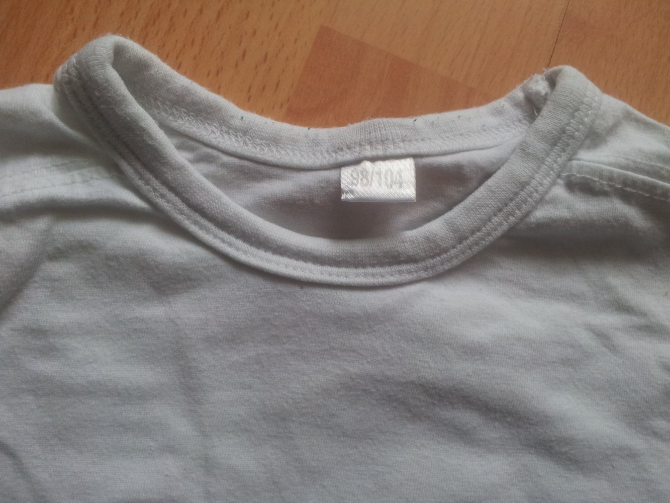 Pullover weiß Gr. 98/104 100% Baumwolle