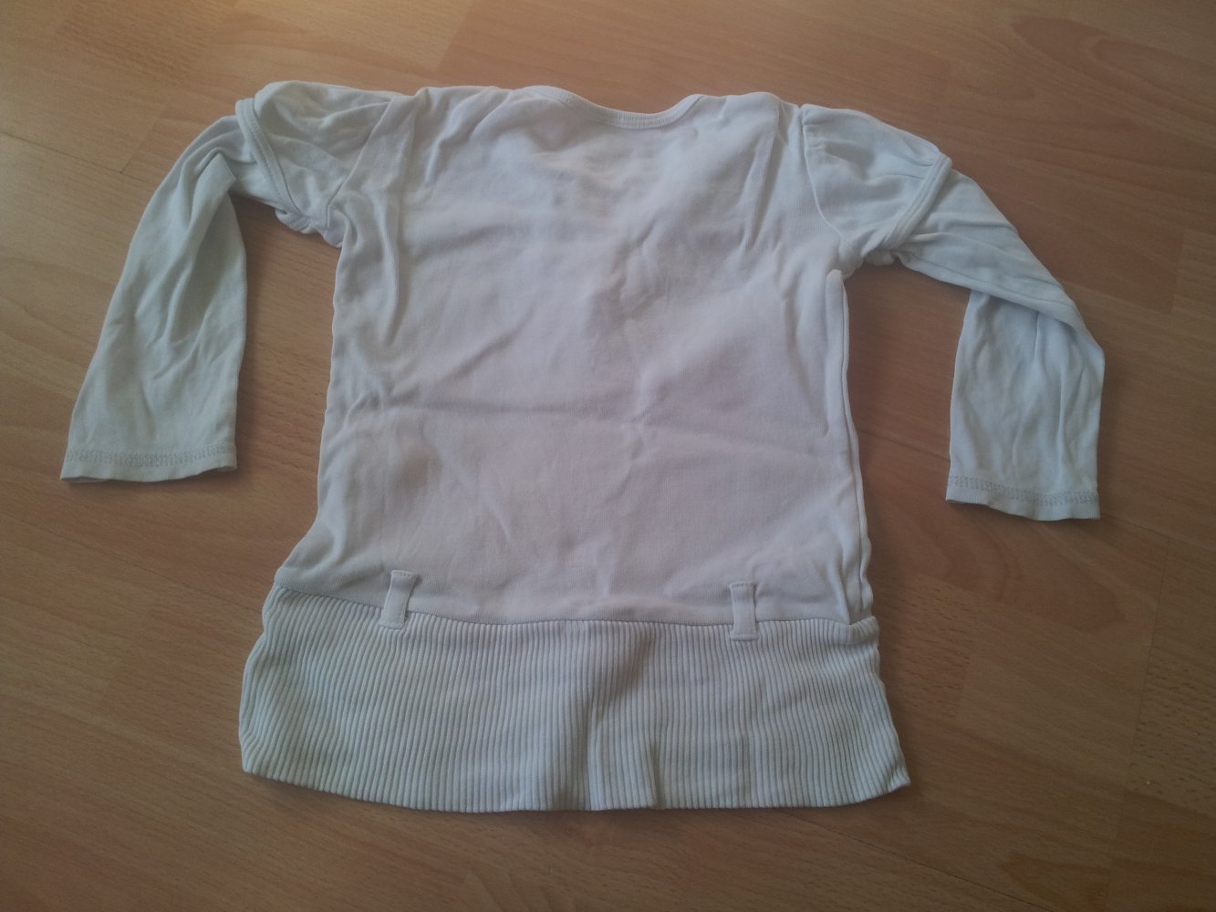  Pullover weiß C&A rosa glitzer Gr. 98