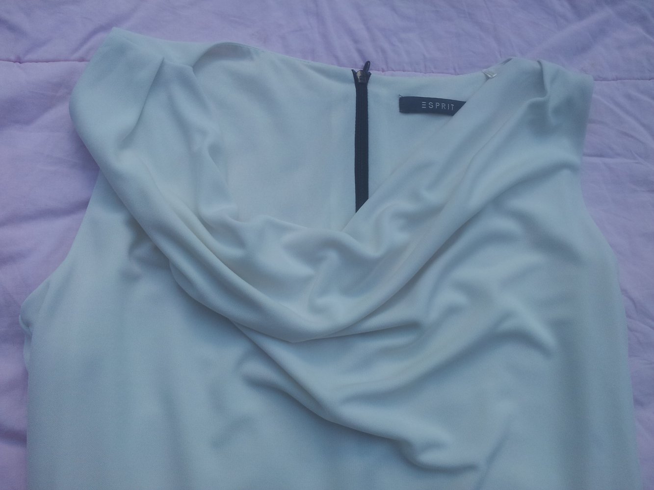 Kleid Etuikleid Business Esprit schwarz weiß Gr. 40 