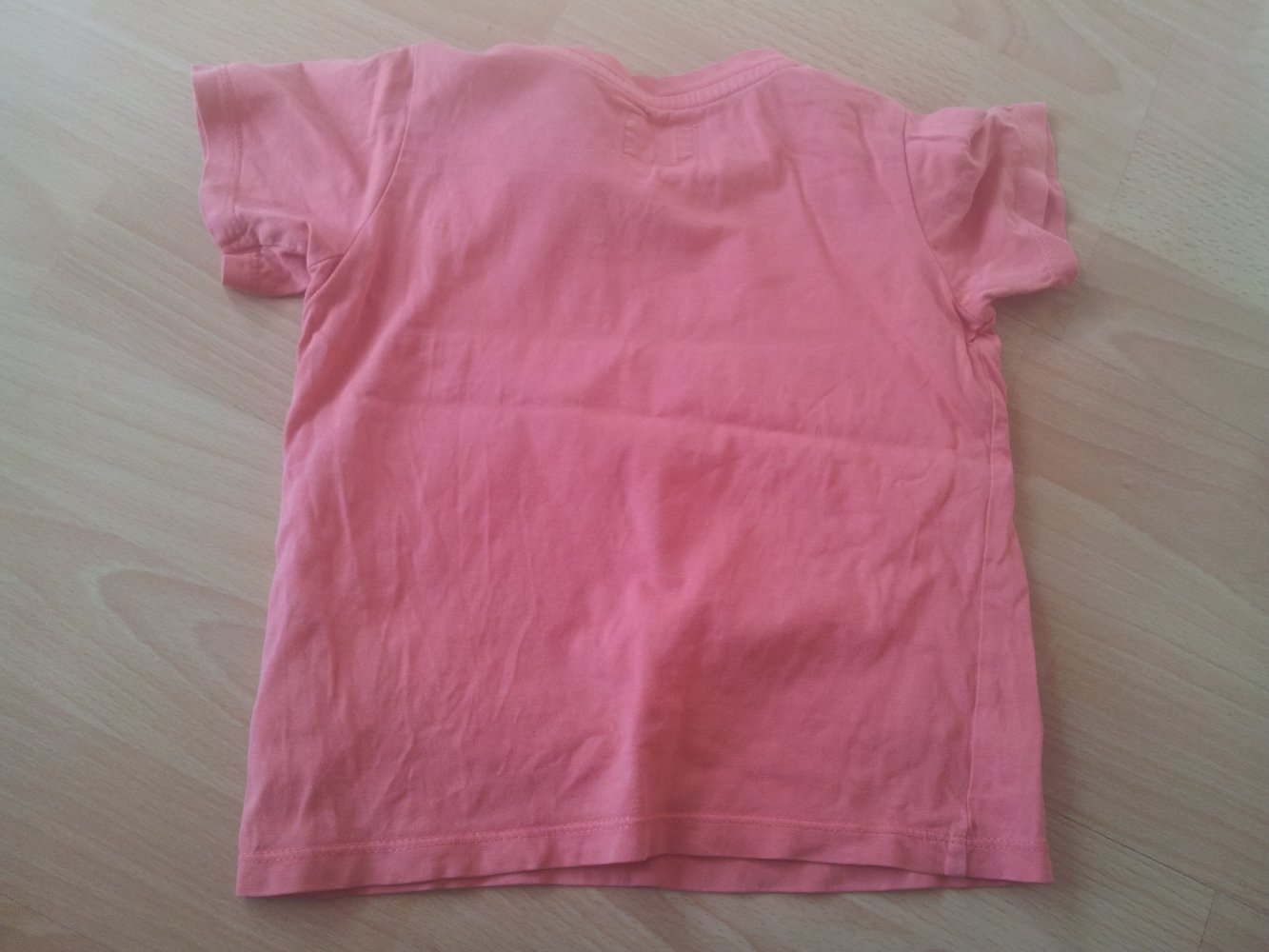 Shirt H&M L.O.G.G koralle weiß Surfer Gr. 80