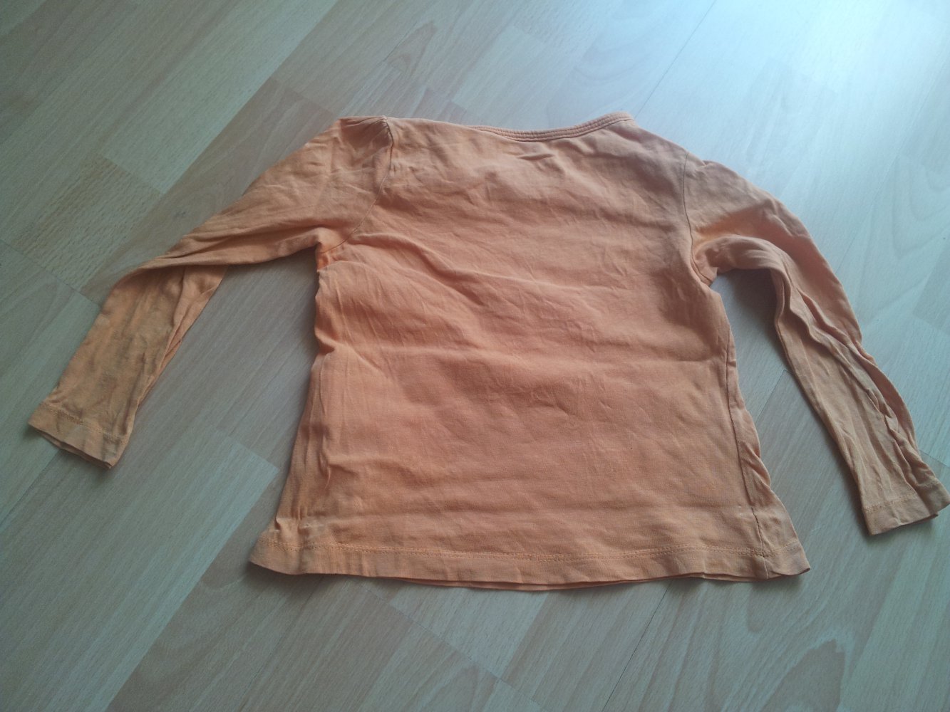  Pullover orange Katze Gr. 98/104