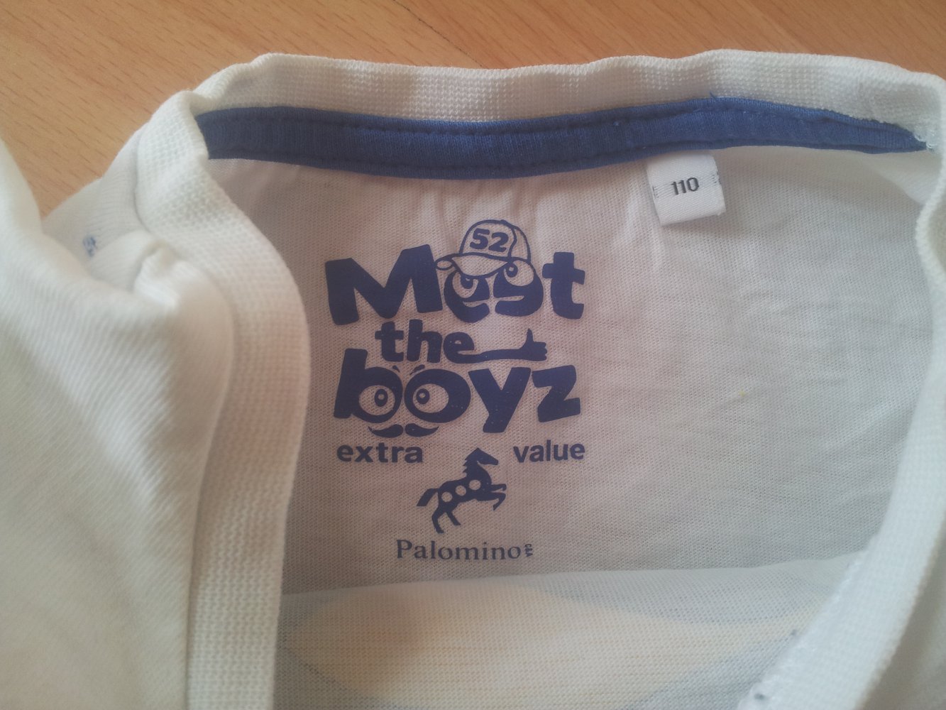  Shirt weiß blau grün Trikot-Style Monster C&A Gr. 110