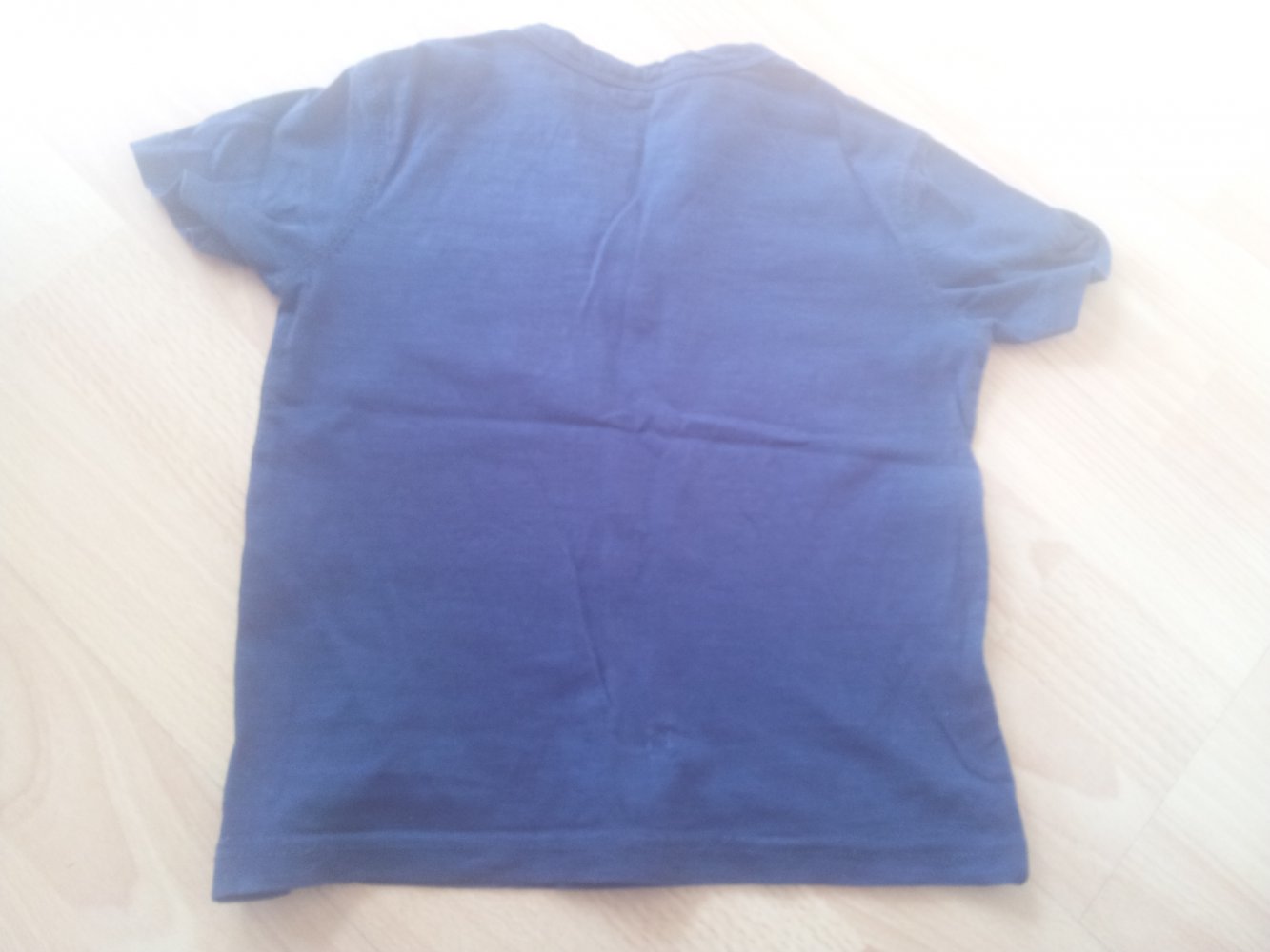Shirt dunkelblau blau hellblau Roboter Gr. 104 