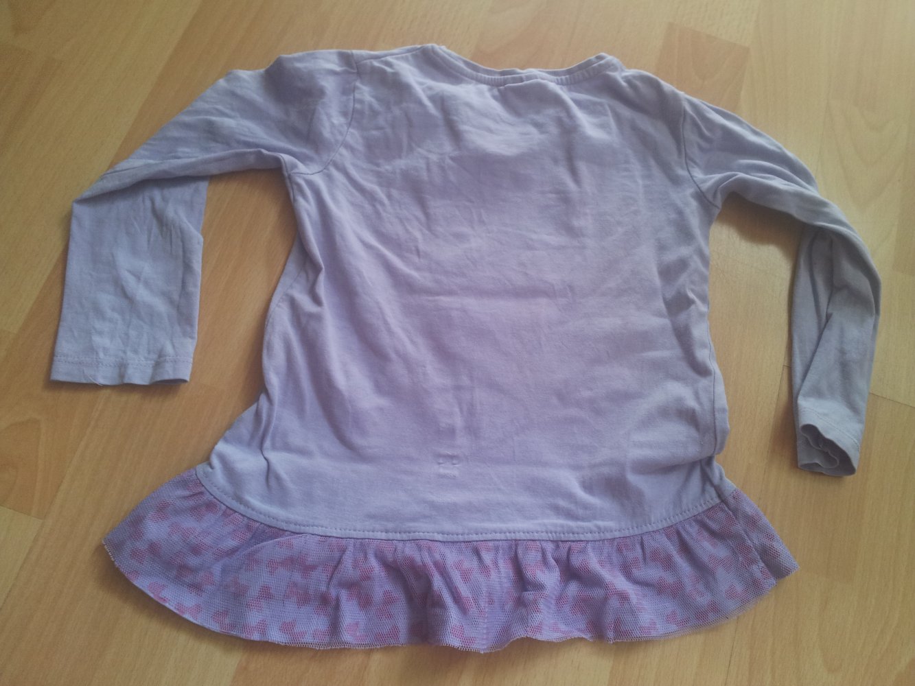 Pullover mit Tütü lila rosa Ballerina Tänzerin Gr. 98