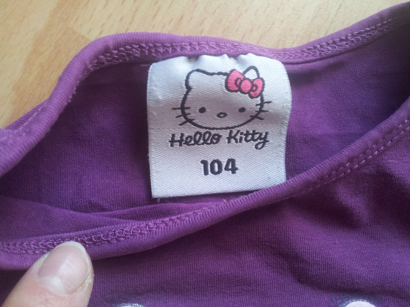  Pullover Hello Kitty lila weiß Gr. 104 