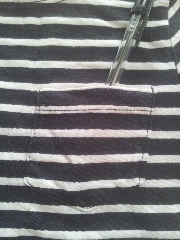  Pullover H&M schwarz weiß Streifen Gr. 98