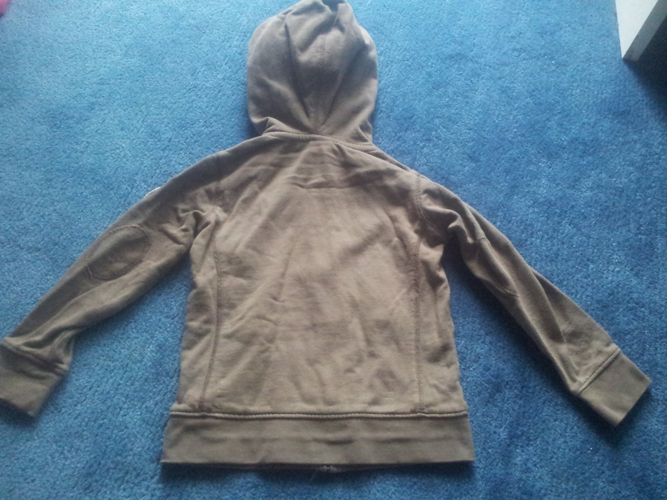  Kaputzenjacke C&A braun rosa pink Gr. 110