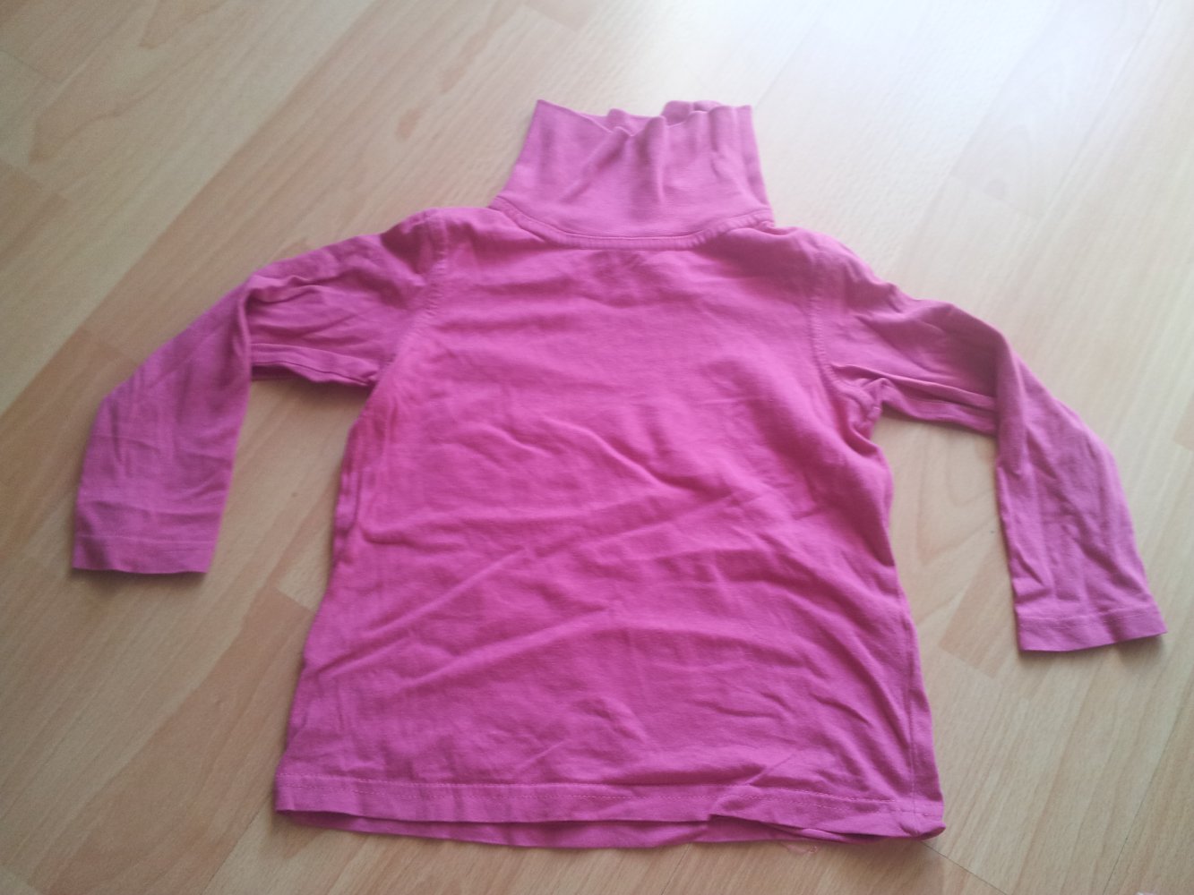 Pullover Rollkragenpullover pink rosa Gr. 104