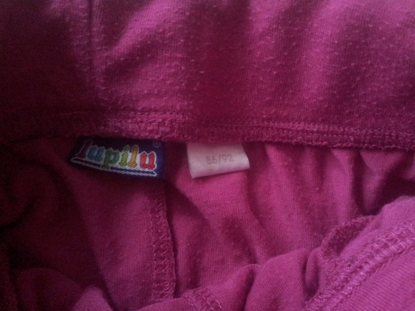 Haushose dünne Hose pink magenta Gr. 86/92