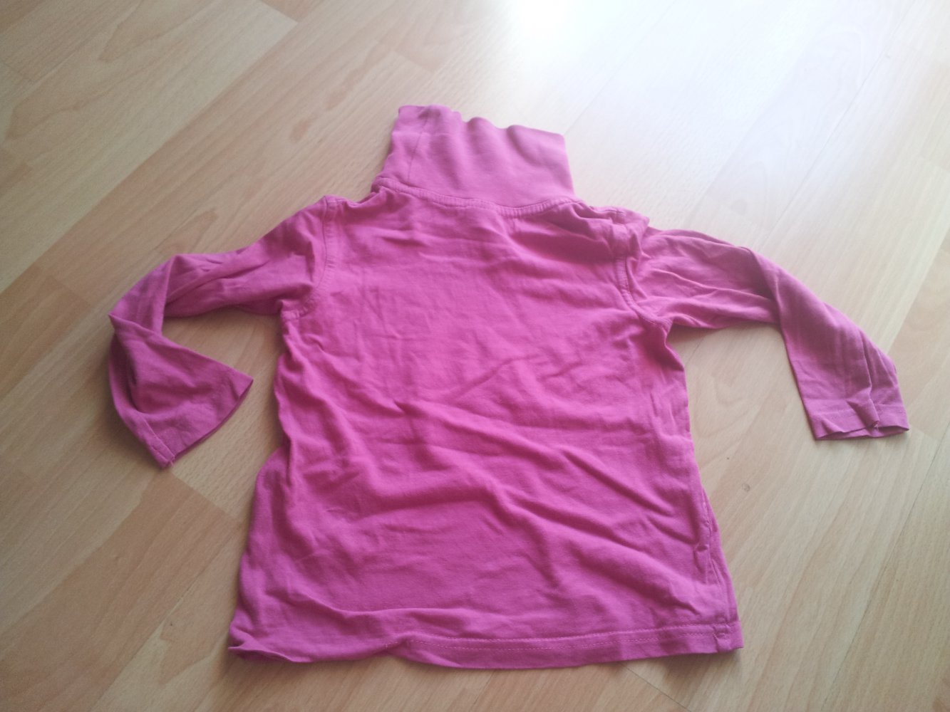 Pullover Rollkragenpullover pink rosa Gr. 104