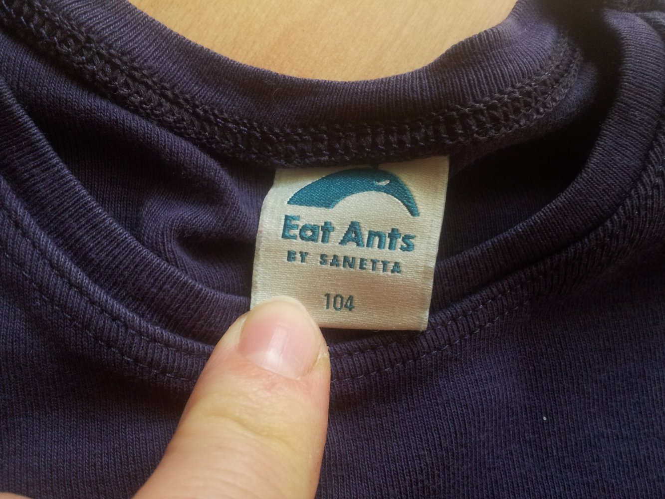 Pullover dunkellila EatAnts Gr.104