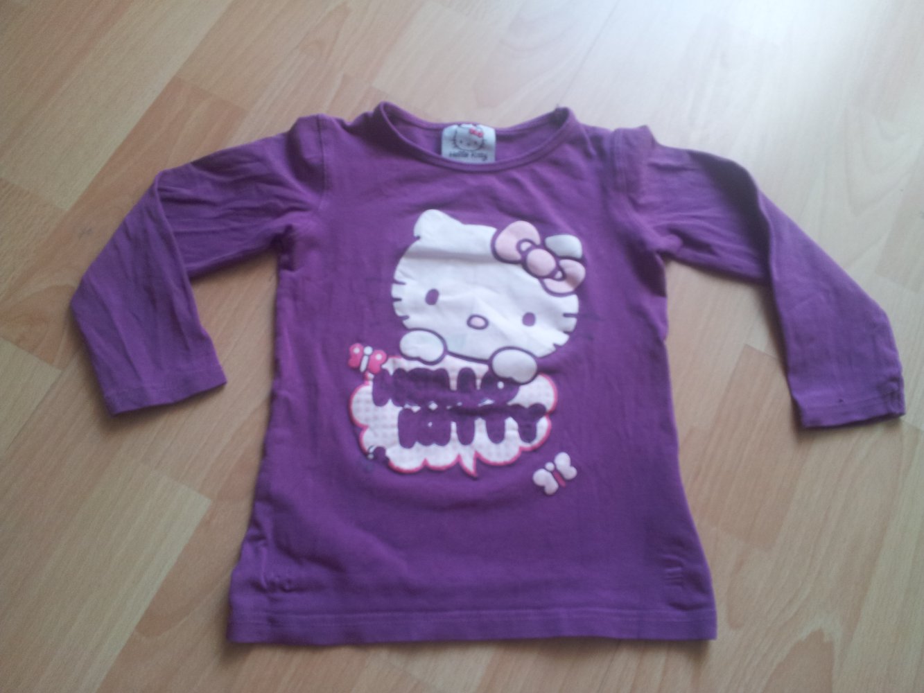 Pullover Hello Kitty lila weiß Gr. 104 