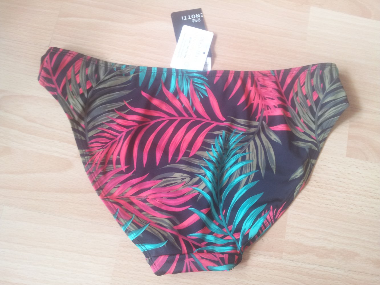  Bikini-Höschen bunt Blätter Gr. S 36/38 NEU mit Etikett