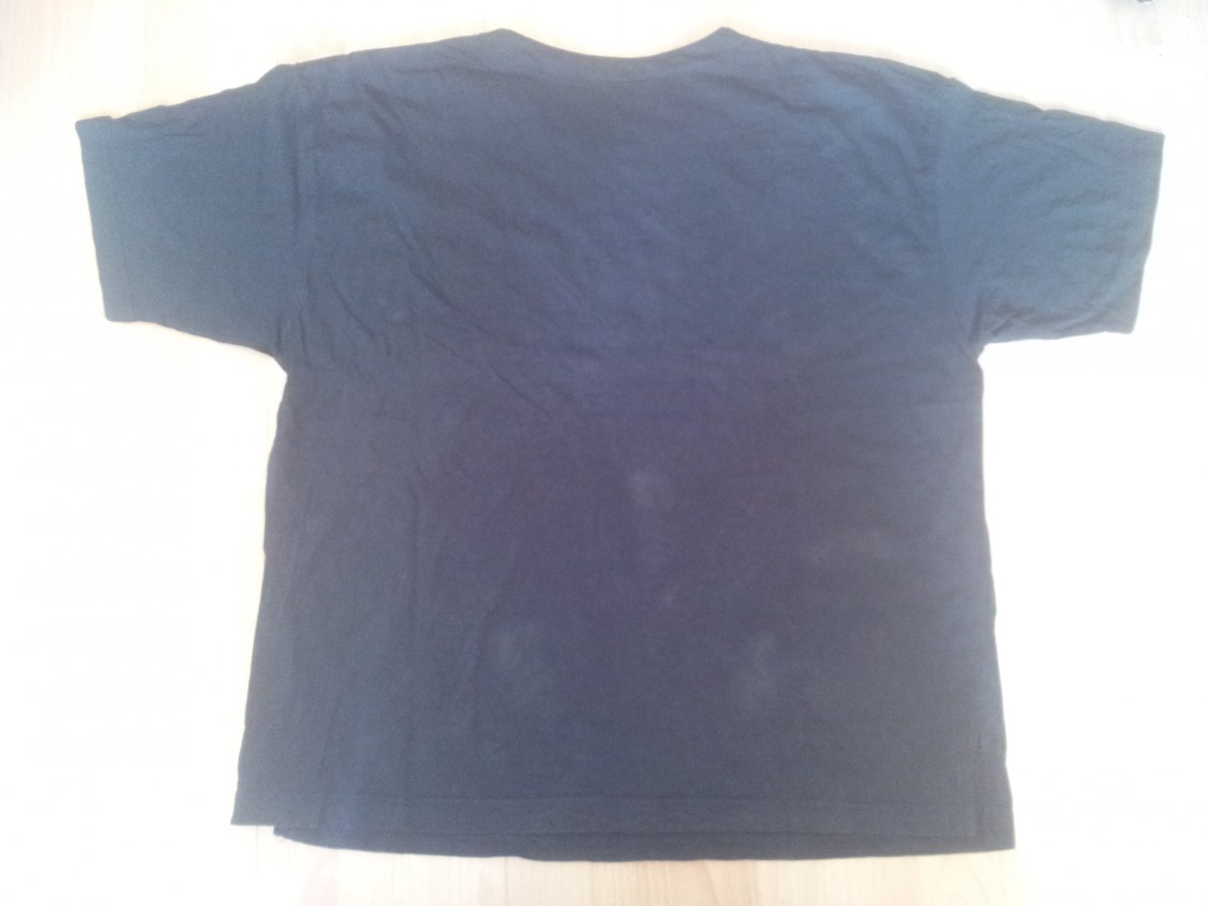  Shirt schwarz gold Blumen Cut Outs Gr. 50