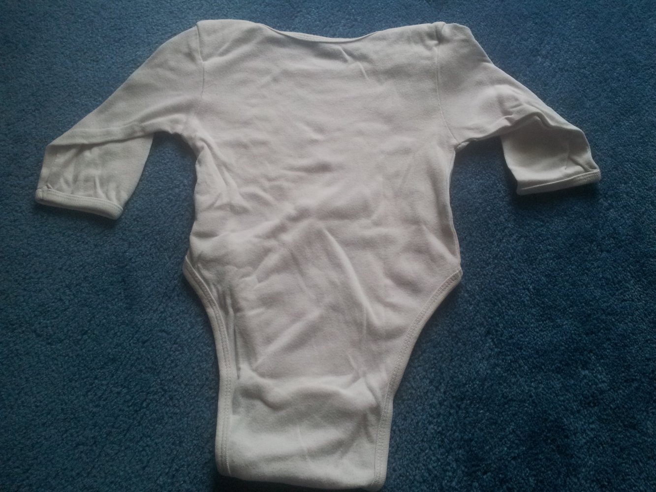 Body weiß Mond Stern lang Arm Gr. 86/92 